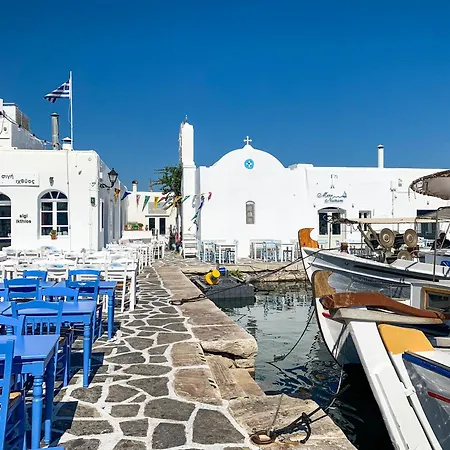 Premium Naxos Family With Private Balcony Modern Furnishing Naxos City